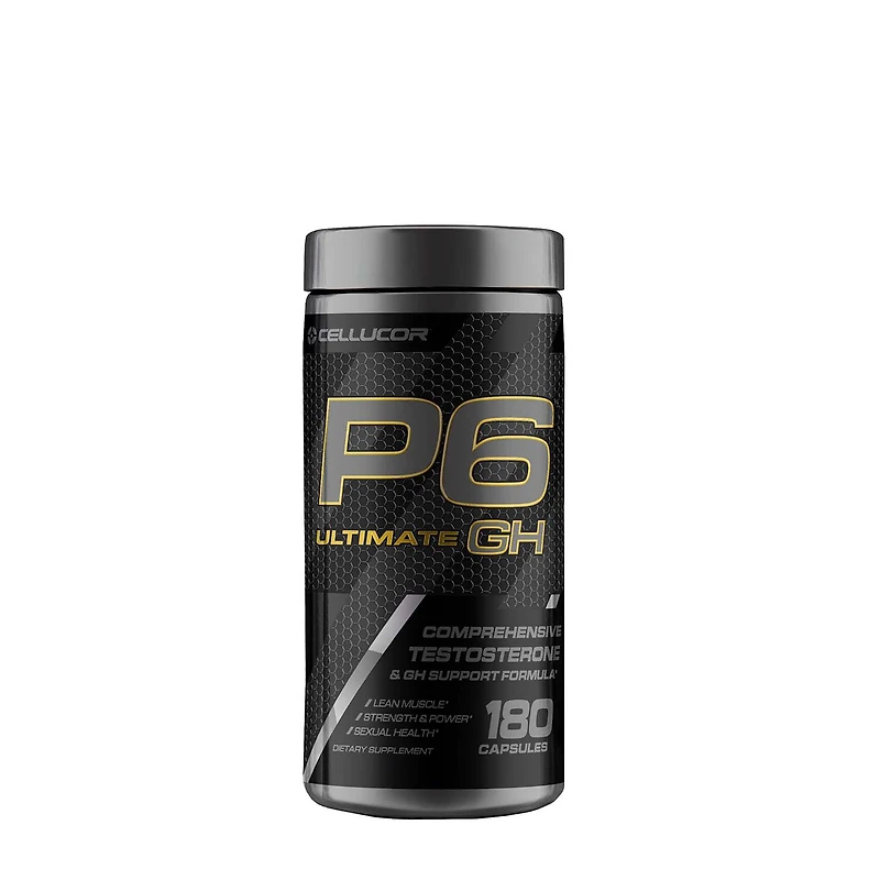 P6® Ultimate GH Testosterone Booster - 180 Capsules (30 Servings)