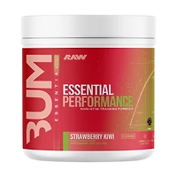 Raw Nutrition Essential Performance Non-Stim - Strawberry Kiwi (25 Servings)