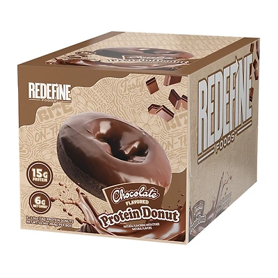 Redefine Foods Protein Donut - Chocolate (8 Donuts)
