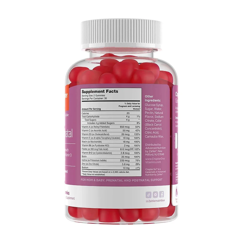 Chapter Six: Prenatal - Grape - 60 Gummies (30 Servings)