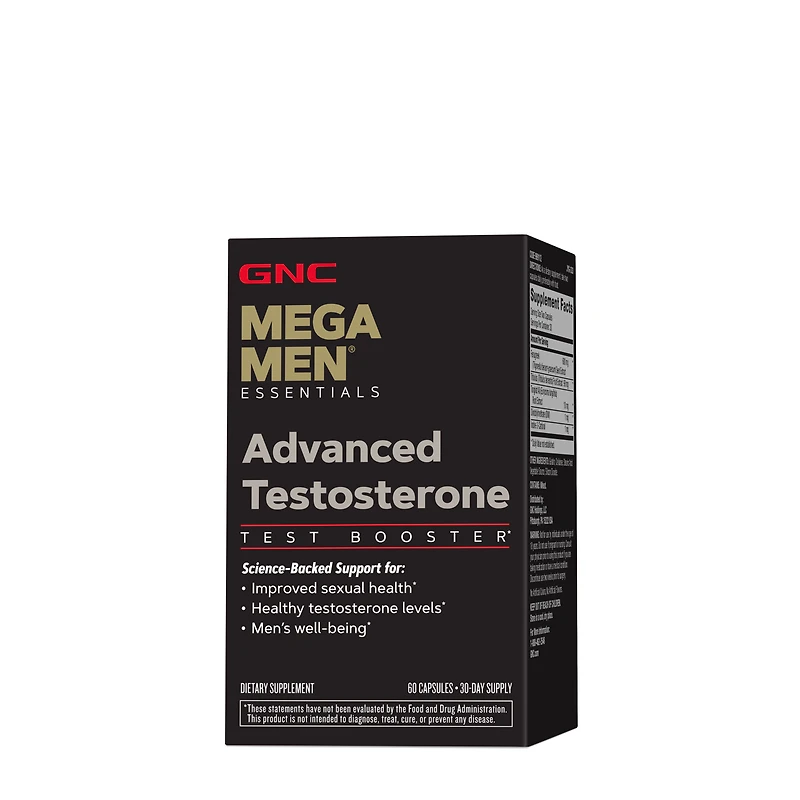 GNC Mega Men Advanced Testosterone Healthy - 60 Capsules