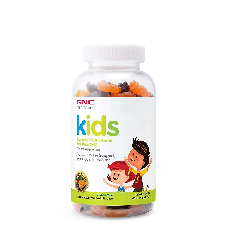 GNC Milestones Kids Multi Gummy Healthy - 120 Gummies (60 Servings)