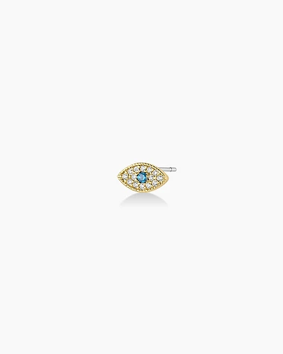 Evil Eye Single Stud