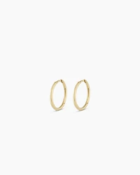 14k Gold Classic Huggies