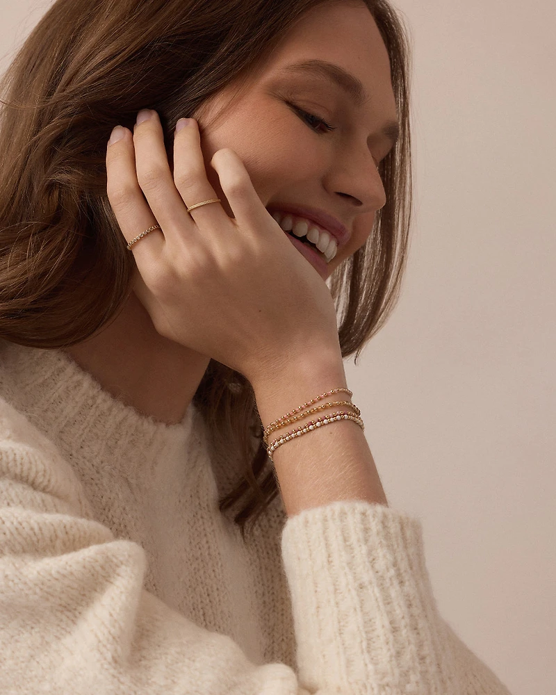 Power Gemstone Brooks Bracelet