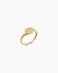 14k Gold Bespoke Signet Ring