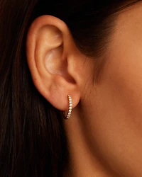 Diamond 15mm Single Hoop