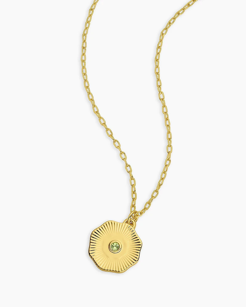 Birthstone Coin Necklace