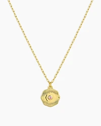Birthstone Coin Necklace