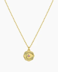 Birthstone Coin Necklace