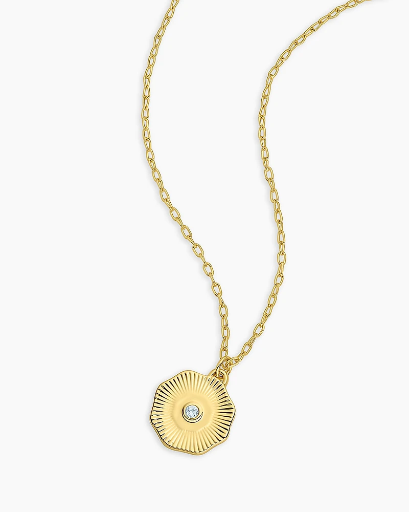 Birthstone Coin Necklace