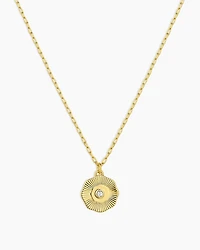 Birthstone Coin Necklace
