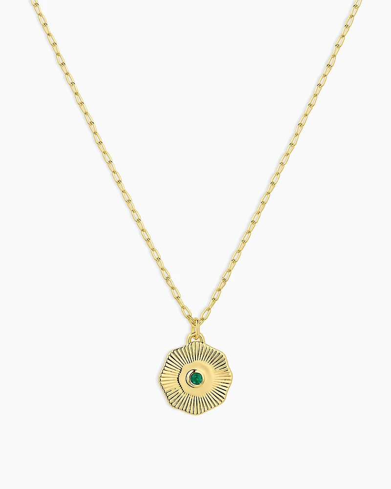 Birthstone Coin Necklace