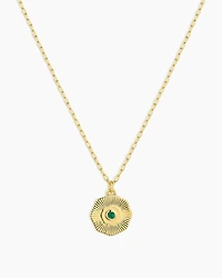 Birthstone Coin Necklace