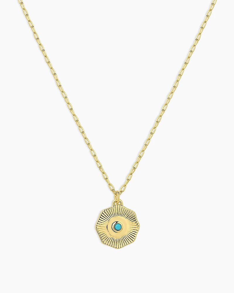 Birthstone Coin Necklace