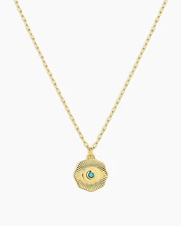Birthstone Coin Necklace