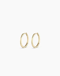 14k Gold Classic Huggies