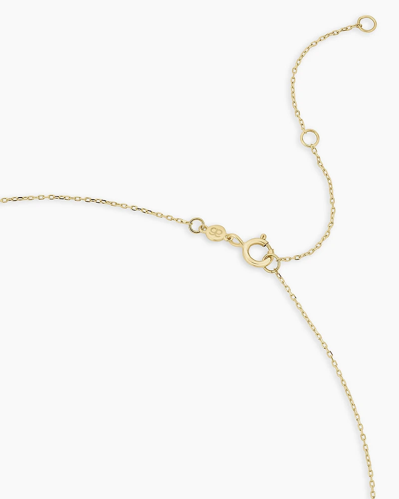 14k Gold Heart Mini Necklace