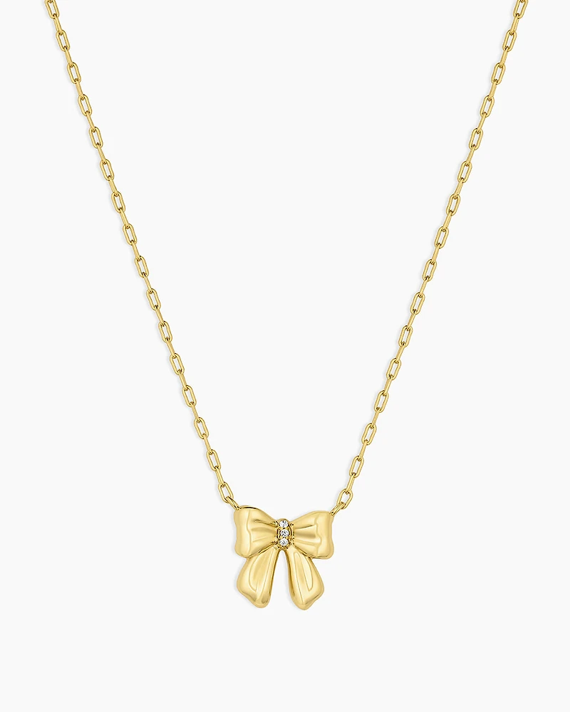 Bow Necklace