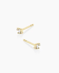 Diamond and White Sapphire Amara Cluster Studs