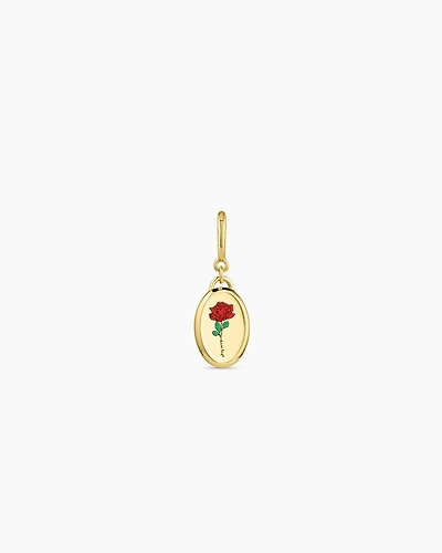 Rose Coin Parker Charm