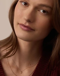 Diamond Bond Lock Necklace