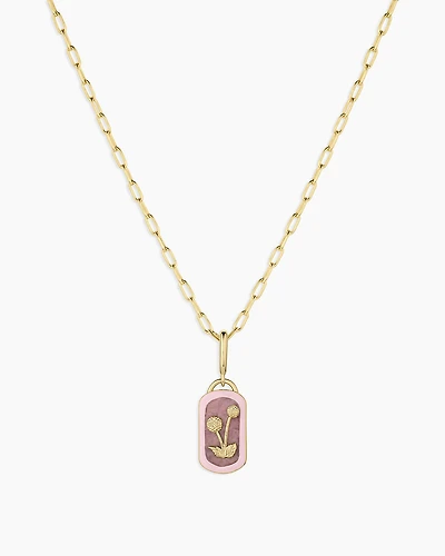 Power Gemstone Parker Charm Necklace Compassion