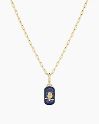 Power Gemstone Parker Charm Necklace Wisdom