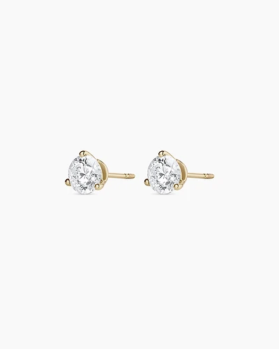 Lab Grown Diamond Solitaire Studs