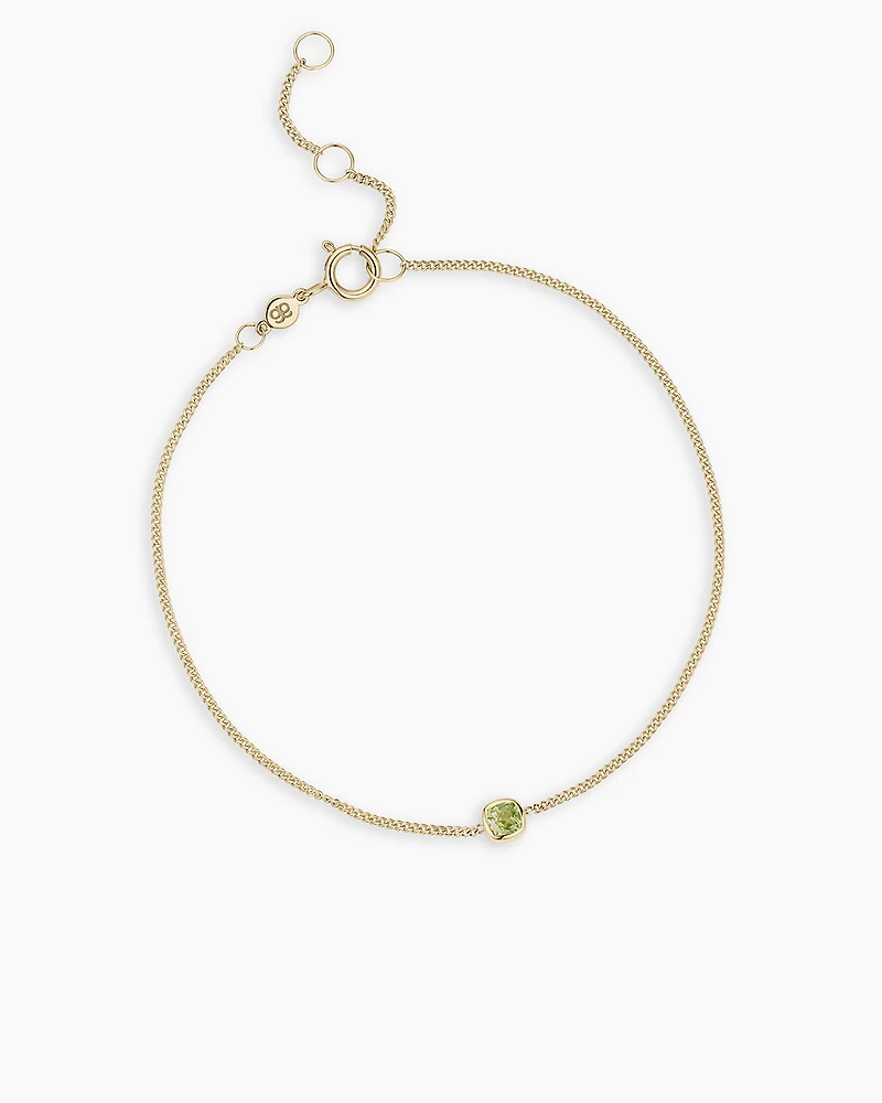 14k Gold Wilder Birthstone Bracelet