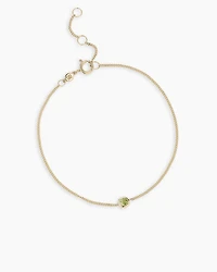14k Gold Wilder Birthstone Bracelet