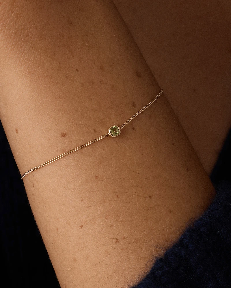 14k Gold Wilder Birthstone Bracelet