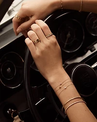 14k Gold Wilder Birthstone Bracelet