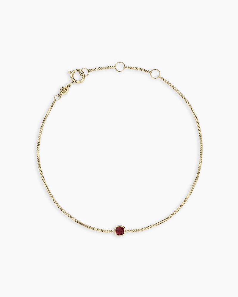 14k Gold Wilder Birthstone Bracelet