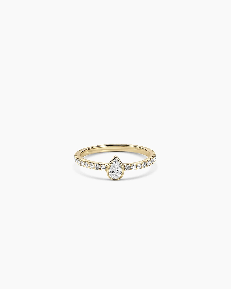 Lab Grown Diamond Pear Eternity Ring