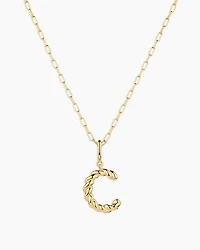 Crew Alphabet Statement Charm Necklace