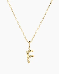 Crew Alphabet Statement Charm Necklace