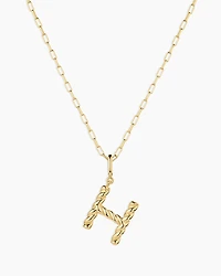 Crew Alphabet Statement Charm Necklace