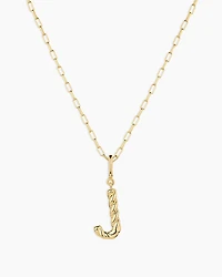 Crew Alphabet Statement Charm Necklace