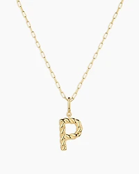 Crew Alphabet Statement Charm Necklace