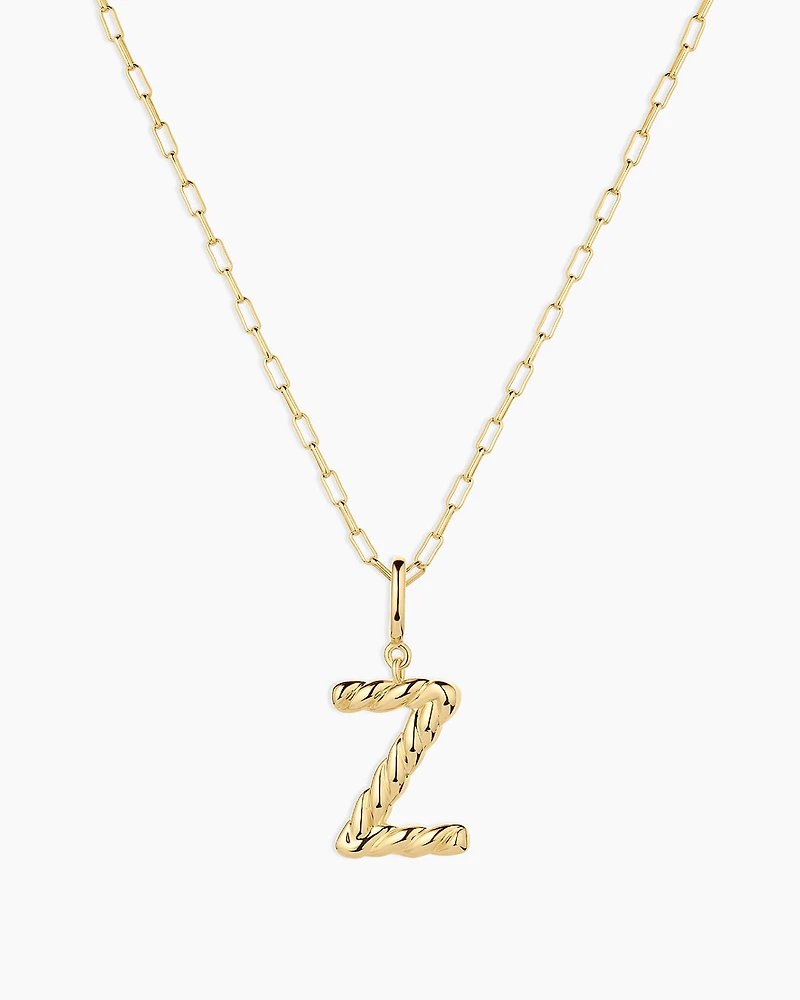 Crew Alphabet Statement Charm Necklace