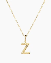 Crew Alphabet Statement Charm Necklace