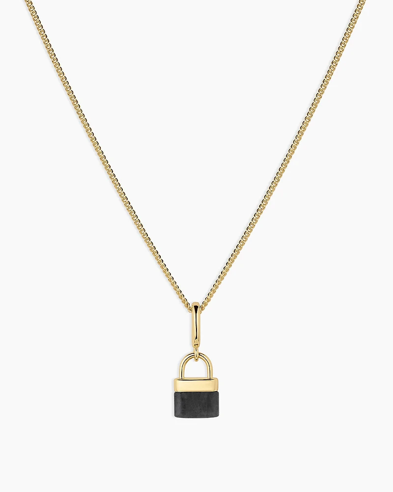 Padlock Parker Charm Necklace