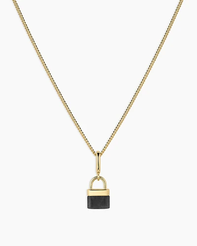 Padlock Parker Charm Necklace