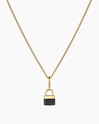 Padlock Parker Charm Necklace