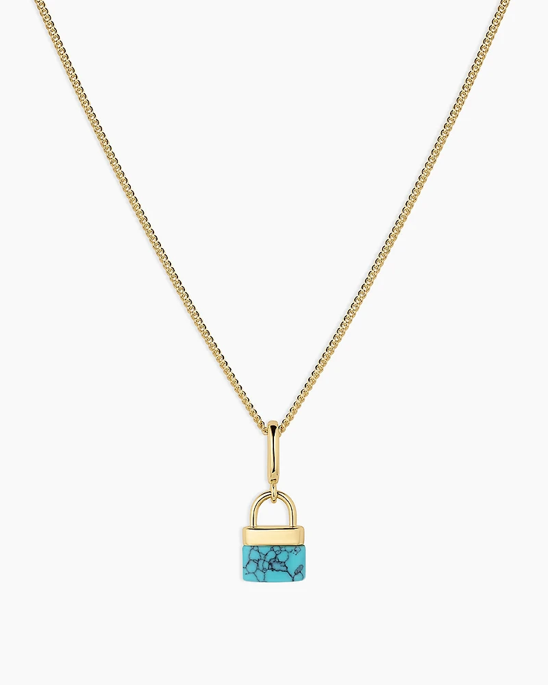 Padlock Parker Charm Necklace
