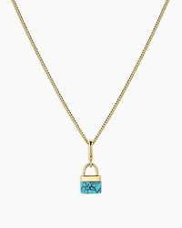 Padlock Parker Charm Necklace