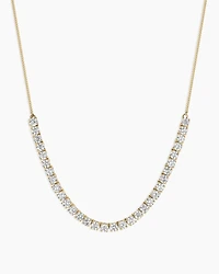Lab Grown Diamond Tennis Row Necklace
