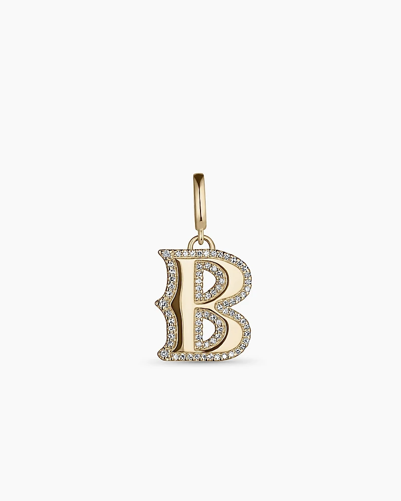 Diamond Era Alphabet Charm