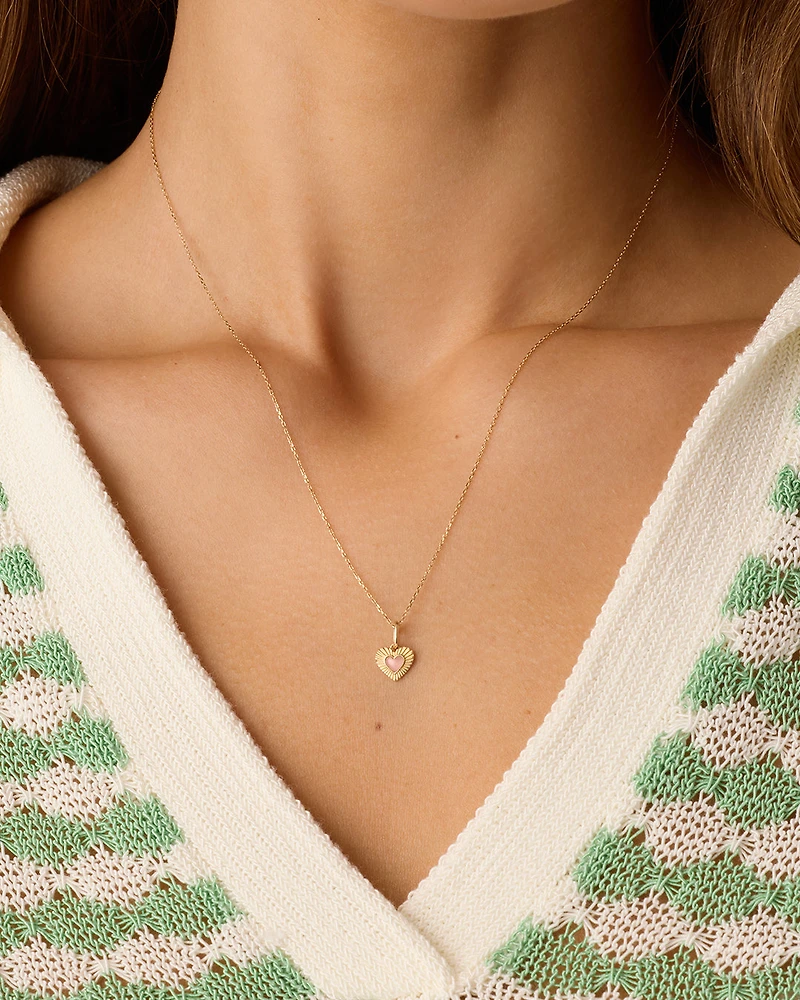 14k Gold It's a Girl Charm